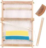 Weaving Loom Kit, 15.2" H x 9.85" W Wooden Tapestry Looms, Warp ​Frame ​Loom Heddle Bar for Weave Board Weaver Tapestry Kids Beginner