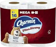 [Charmin] Ultra Strong Toilet Paper 4 Mega Rolls, 242 Sheets Per Roll