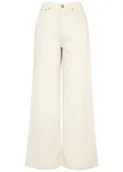 Rag & Bone Featherweight Sofie Wide-leg Jeans - Off White - W25 W25