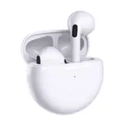 Laser TWS Earbuds White - Long Battery - Bluetooth 5.3 - Comfort Fit - Noise Cancelling