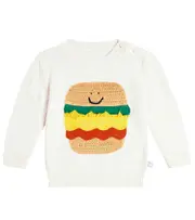 [Stella McCartney Kids] Stella McCartney Kids Baby intarsia cotton sweater M 24 white