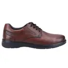 Hush Puppies Marco Classic Leather Lace Up Smart Casual Fashion Mens Shoes Brown