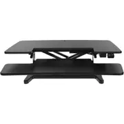 RAPIDLINE FLUX ELECTRIC DESK RISER 120-500mmH x 950mmW x 415mmD Black