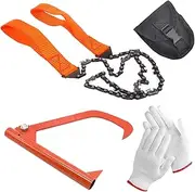 Pocket Chainsaw for Camping - Chainsaw Outdoor Hand Saw for Hunting Camping | Hiking Traveling Gear Survival Accessories for Garden Work Tree Cutting