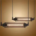 美式鐵藝長笛吊燈LOFT工業風復古鄉村愛迪生長笛餐廳吊燈