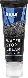 Quality Waterproofing Shoe Cream For Smooth Leather Boots, Nourishment With Natural Wax And Sponge Applicator, Kaps Water Stop, Many Colours