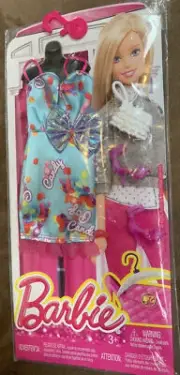 BARBIE MATTEL DRESS & ACCESSORIES CANDY POP SHIMMERING SUPER CUTE!!