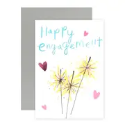 Connections from Hallmark Engagement Card - Sparklers