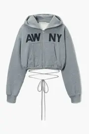 GRAPHIC DECONSTRUCTED WRAP HOODIE
