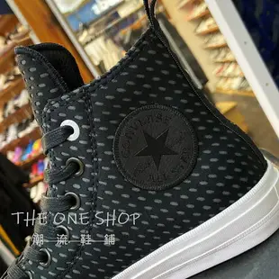 TheOneShop Converse Chuck Taylor 2代 高筒 黑色 黑白 鞋墊 帆布鞋 155506C