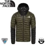 【THE NORTH FACE】男 SUMMIT PEREX 連帽羽絨外套《綠》3SQJ/羽絨外套(悠遊山水)