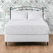 Chanasya Premium Printed Queen Bed Sheet Set 4-Piece - Soft Hand Drawn Sketch...