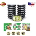 Microwave & Freezer Safe 24oz Food Storage Containers - Eco-Friendly & Durable