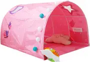Children's Cabin Bed Tunnel Tent for 90-100cm Width Loft Bed Bunk - Pink