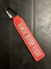 Aviator Iconic LUGGAGE TAG - Premium LEATHER (remove Before Flight)