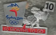 Rare 2000 Sydney 10 Months to Go Olly Pewter Olympic Mascot Games Mark Pin