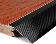 Aluminum Threshold Ramp for Doorway, 35.4in/90cm Lightweight Cuttable Sweeping Robot Ramp Step Mat, Portable Indoor Ramp for 2-4cm Height Ramps,Black