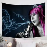 Lola Lovely Cool and Sexy Assassin Girl Tapestry