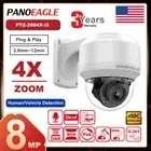 Hikvision Compatible 4K 8MP PTZ IP Camera 4x Zoom MIC Home Security Dome POE IPC
