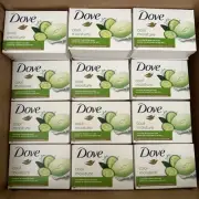 Lot of 27 Dove Cool Moisture Cucumber & Green Tea Moisturizing Cream Bars 3.75oz