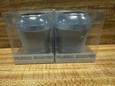 2 Pack Portable Fabric Shaver & Lint Remover, Blue