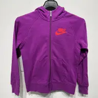 在飛比找蝦皮購物優惠-老麥嚴選 Nike 耐吉 長袖連帽外套 紫色 二手 童裝L號