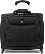 [Travelpro] Maxlite 5 Rolling Tote, Black, 16-Inch, Maxlite 5 Softside Lightweight Underseat Rolling Tote Bag