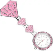 [VALICLUD] Nurse Table Doctor Hanging Watch Pocket Watch Stainless Steel Pink