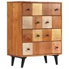 Chest of Drawers Solid Acacia Wood Bedroom Storage Cabinet Organiser vidaXL