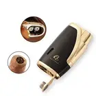 Galiner Metal Cigar Lighter Double Flame Jet Torch Lighter Refillable Butane Gas