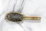 Olivia Garden Healthy Hair Bamboo Brush - Professional Paddle Brush - Ionic