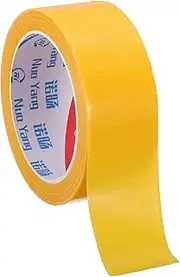 uxcell 1.6"x0.007" Bookbinding Tape, 22 Yard Cloth Bookbinding Repair Tape Book Binding Tape Self Adhesive for Repairing Old Books, Yellow