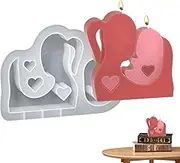 Silicone Candle Molds - Mother and Child Wax Molds,Creative Silicone Mould, Art Craft Tool for Plaster Candy Chocolate Dessert Fondant Cake
