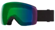 NEW Smith Skyline Snow Ski Goggles-Black-Chromapop Everyday Green Lens