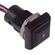 APEM Blue LED Black Button Square 16mm Momentary NO Push Button Switch IP67