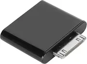 30 Pin Bluetooth Adapter, 2.42‑2.480GHz Wireless Stereo Audio Adapter, 10M Bluetooth Dongle Adapter Transmitter, for iPods Manufactured After 2007 (Black)