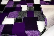 Professional Non Slip Veterinary Dog Puppy Vet Bedding Patchwork - Purple, 1 mtr 150cm x 100cm