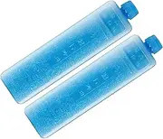 Freezer Blocks - Reusable Ice Packs, 2 Cool Ice Bricks | Ice Cool Packs, Long Lasting Freezer Packs, Portable Ice Pack to Keep Food Fresh and Cold