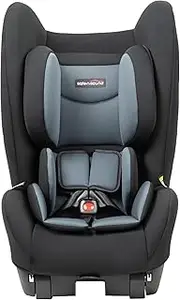 Safe-n-Sound Safeguard II Convertible Car Seat, Rearward Facing (Birth – 12 Months) Forward Facing (12 months – 4 years), Baby Child Car Seat, Machine Washable Cover, Seat Belt Installation, Black/ Grey (3684)