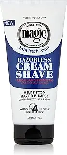 SoftSheen Carson Magic Regular Razorless Cream Shave 6 oz (Pack of 6)