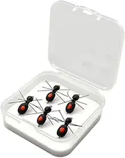 5 Pieces Fly Fishing Lures with Hook with Storage Box Artificial Lures Fly Simulation Baits for Freshwater River Saltwater