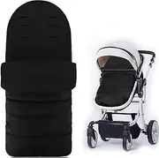 doepeBAE Universal Footmuff,Footmuff for Pushchair Car Seat Toddler Strollers Buggy Baby,Waterproof and Windproof,Pram Accessories,Outdoor Indoor (Black)