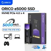 ORICO 1TB PCIe Gen4 5000MB/s NVMe M.2 2280 Internal Solid State Drive ynamic