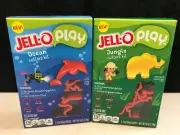 Kraft JELL-O Jungle Ocean Plastic 8 Mold Cookie Cutter Play Sets Gelatin Mix NOS