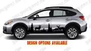 Vinyl Decal for 2018-2022 Subaru Crosstrek XV Matte Black Driver Passenger Side