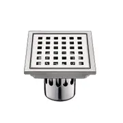 Floor Drain With Grate 1 Pcs Stainless Steel Drain 15cm*15cm Square Filter Deodorant Anti Return Water Leak