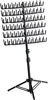 Braiding Hair Rack for Braiding,Standing Double Sided Braid Rack,144 Pegs Adjustable Height Hair Racks for Braiders Stylists, black