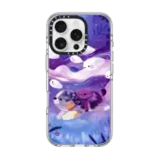 iPhone 16 Pro Clear Case MagSafe Compatible Running with Ghosts by ellievsbear
