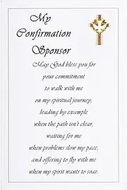 [Duduboy] Catholic Confirmation Gifts for Teenage Girls/Boys | Descending Dove Confirmation Pin with Card-Scratch Off Will You be My Confirmation Sponsor Card | Appreciation Gift with Touching Sentiment