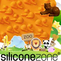在飛比找PChome24h購物優惠-【Siliconezone 】施理康ZOO耐熱老虎巧克力模/